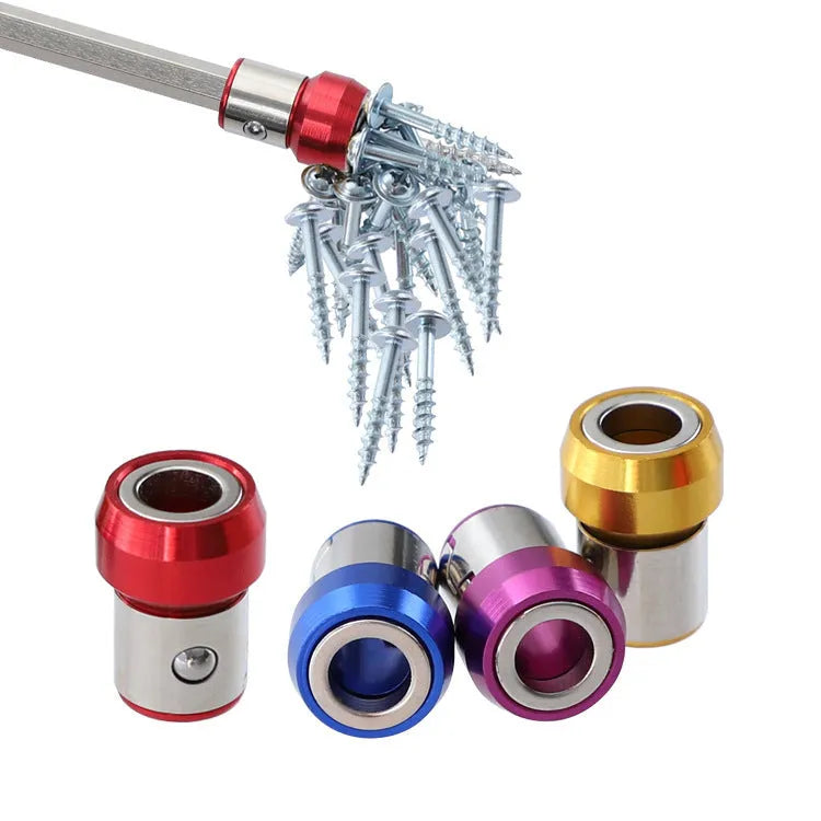 Batch head magnetic ring with strong magnet for 6.35mm bits