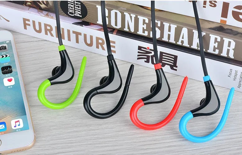 BT-01 Big Horn sports Bluetooth earbud, 45g, Bluetooth 4.1, 10m range, 60mAh, black red green blue