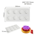 Round silicone cake mould with bubble tower pattern for baking and desserts.