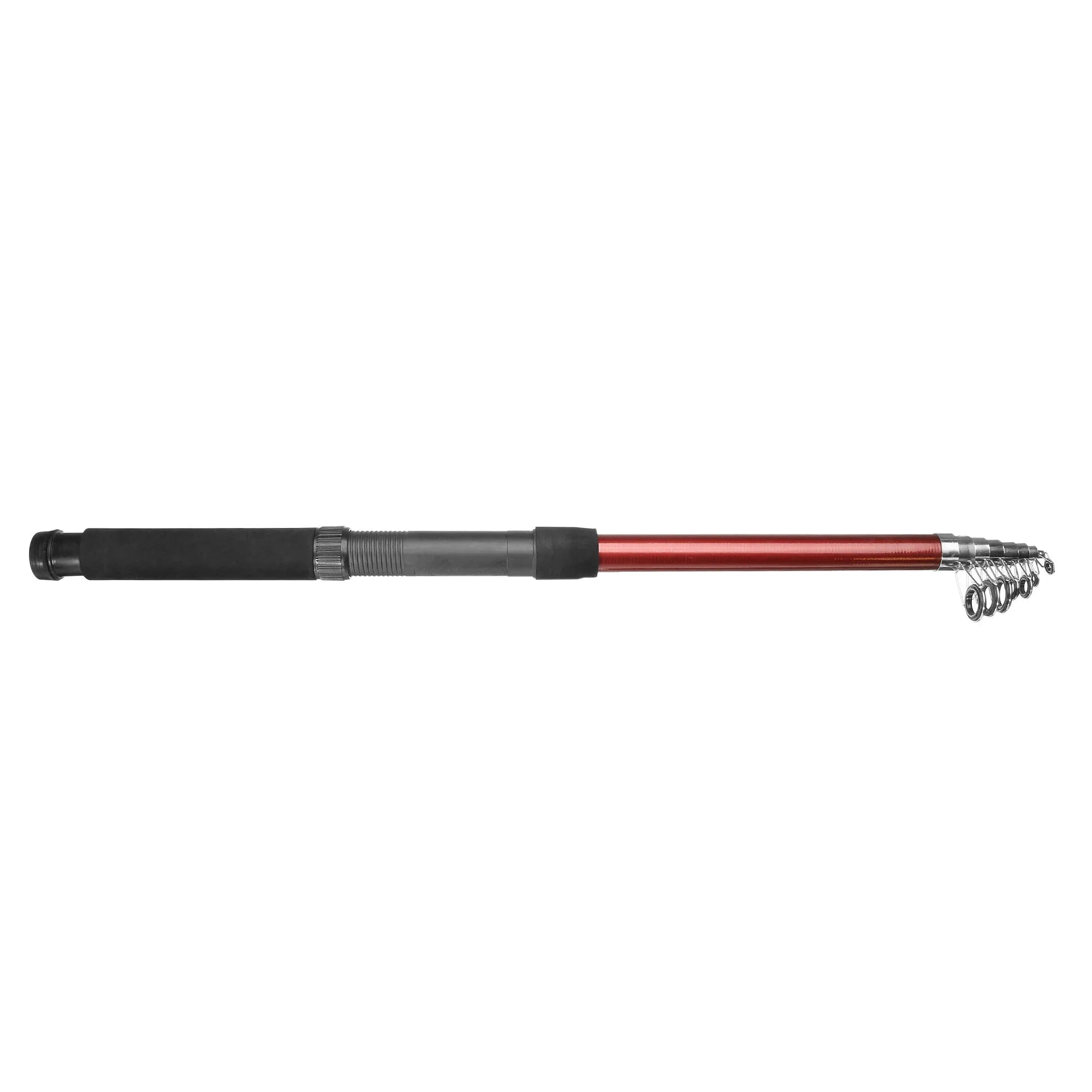 White LED fishing rod light with remote control on telescopic pole for night fishing and outdoor lighting