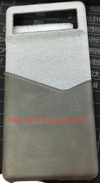 Solid colour leather back case for Google Pixel smartphone on a table