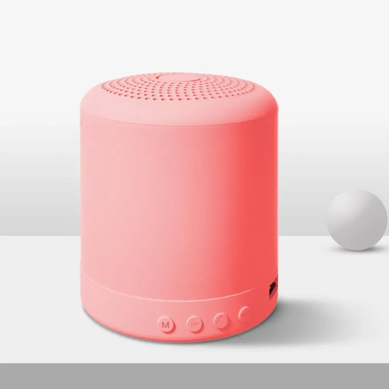 A11 compact wireless Bluetooth subwoofer speaker in black colour showing small 62mm dimensions