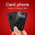 SOYES 1.8-inch mini phone in black, with dual SIM and micro SD slot, compact size