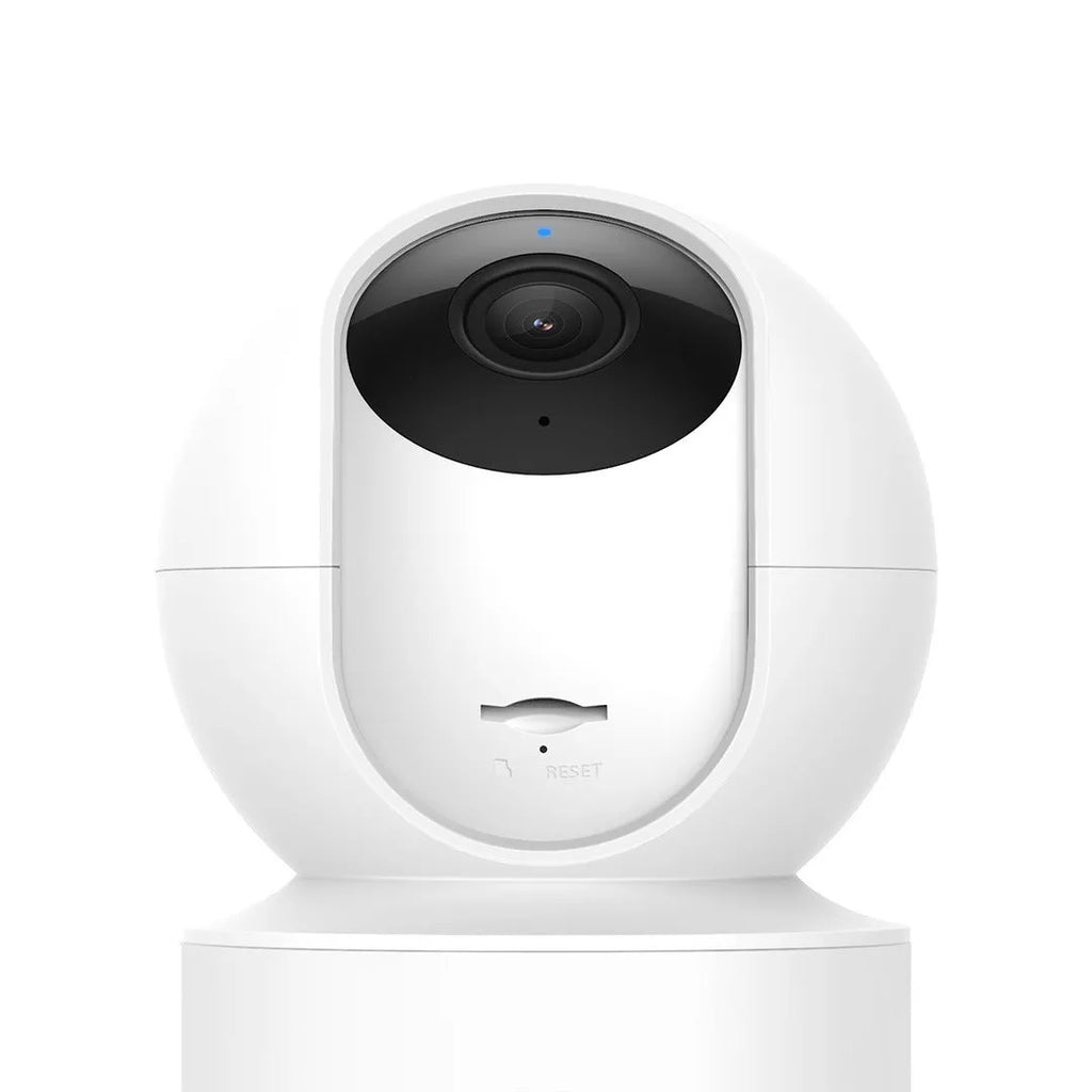 White Xiaobai smart security camera with 1080p HD resolution and 110-degree wide-angle lens