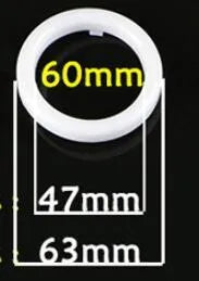 White LED angel eye ring daytime running light 100mm size car accessory