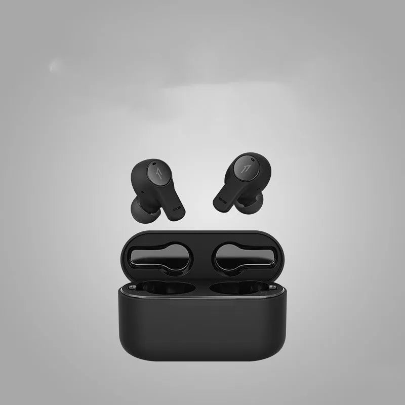 True wireless Bluetooth sports headset in black or white with in-ear design