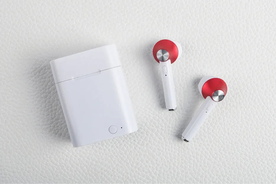 Wireless sports Bluetooth headset with earbuds in multiple colour options