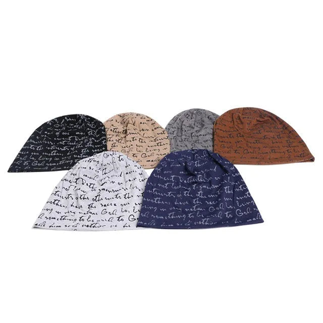 English alphabet beanie hat in polyester, one-size design, available in six colours