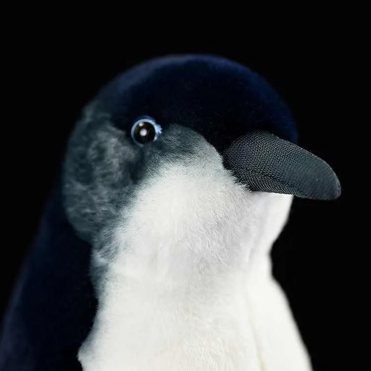 Little Blue Penguin stuffed animal toy doll, 27cm head to foot, chemical fibre plush with colloidal particle filling