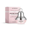 Jar of 50g electric firming eye cream with ingredients acetyl hexapeptide-8 and soluble collagen.