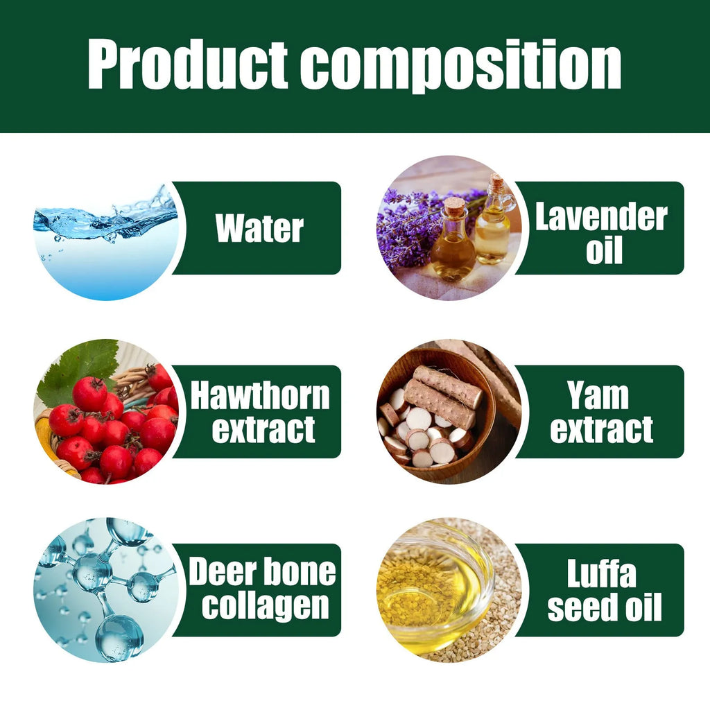 30ml body care essential oil for foot acupoint health in a clear bottle