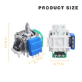 Hall electromagnetic rocker joystick replacement module for PS5, PS4, Xbox and Switch controllers.