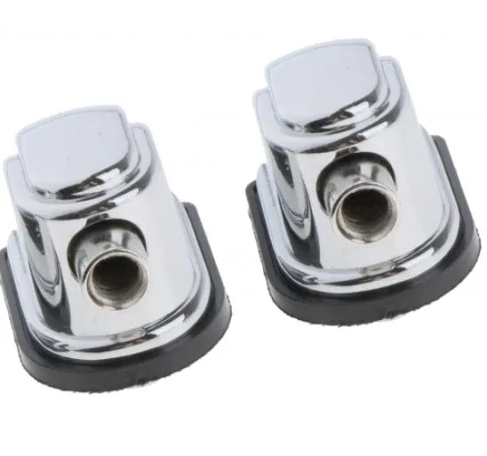 Laimi Drum Ear silver thick material stable adjustable drum set accessory on a wooden surface