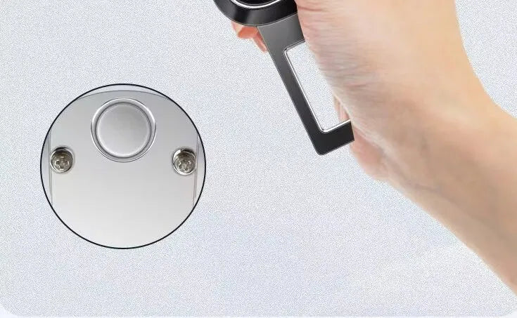 Zinc alloy car safety plug with bayonet seat belt extension joint in chrome colour, no car logo