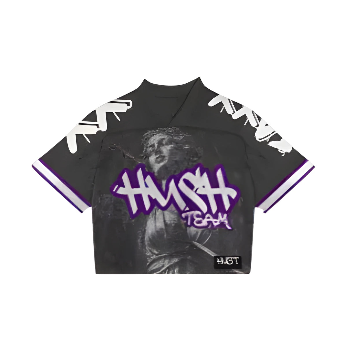 Loose-fitting non-hooded teenagers' top in polyester, sizes S to 3XL