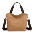Canvas tote bag horizontal square shape with zipper closure, 30x11x32cm, plain design, blue colour