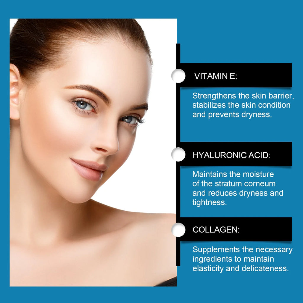 Pack of 5 forehead nourishing skin care patches with hyaluronic acid and collagen