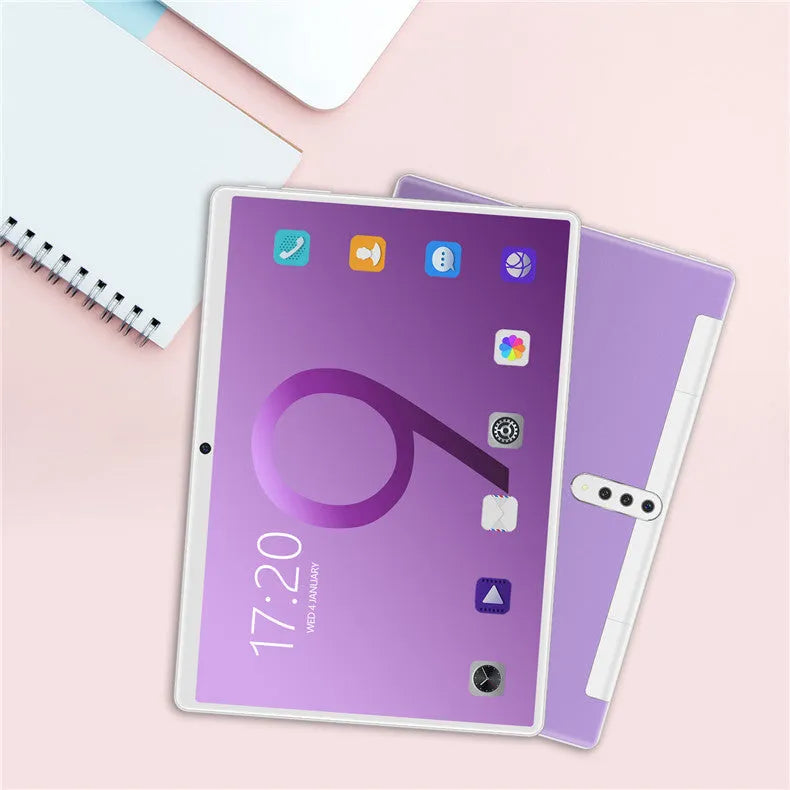 Black Android 10.1 inch 3G calling tablet PC with detachable keyboard