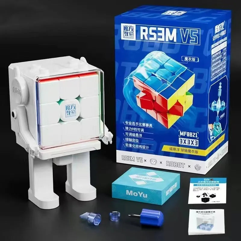 Third-order plastic magnetic Rubik's Cube 5.5cm educational toy for children and adults