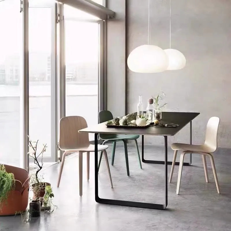 Glass cloud ceiling lamp, Nordic style, 23cm or 42cm diameter, 220V, warm light or white light