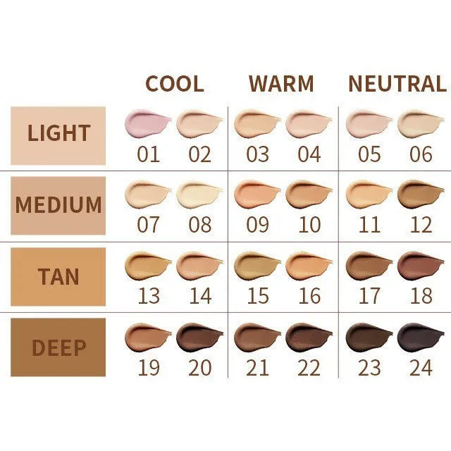 24 colour waterproof concealer contour stick for side nose shadow applications