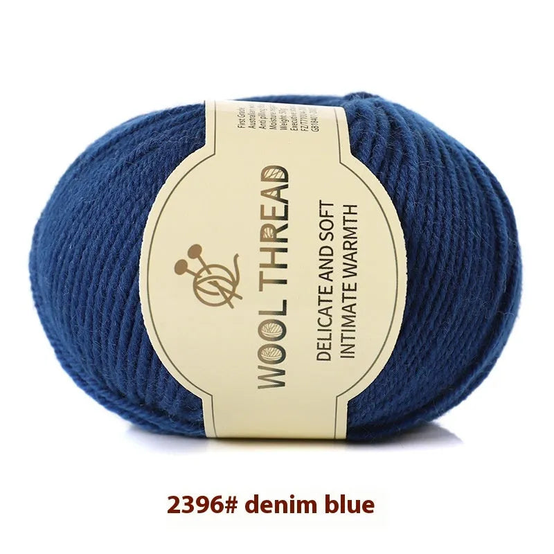A single roll of hand-knitting wool yarn in a colour choice from 28 options, for use with size 10 needles.