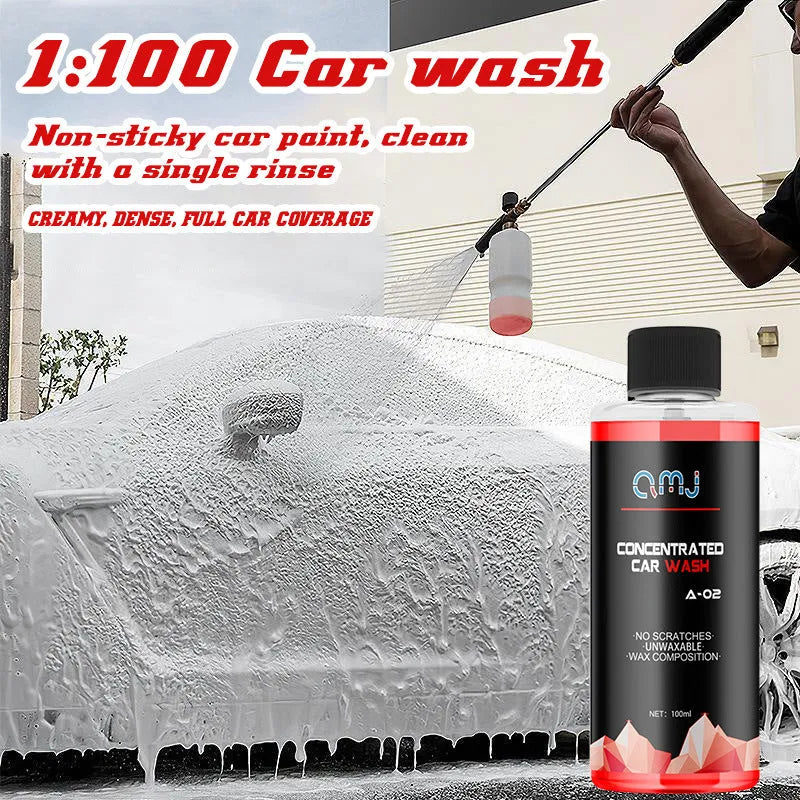 100ml bottle of super concentrated high foam car cleaner spray for decontamination
