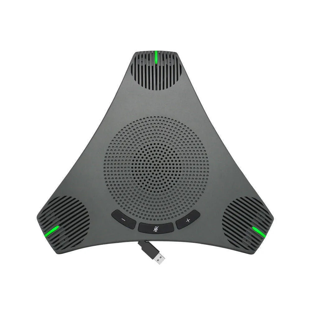 Black wired USB microphone, 5W 5V, 203.5x178.6x40mm, for desktop recording and podcast use