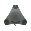 Black wired USB microphone, 5W 5V, 203.5x178.6x40mm, for desktop recording and podcast use