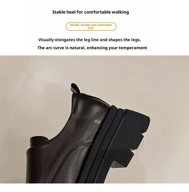 Women's black chunky heel square heel shoes with cross strap round toe low top microfiber upper