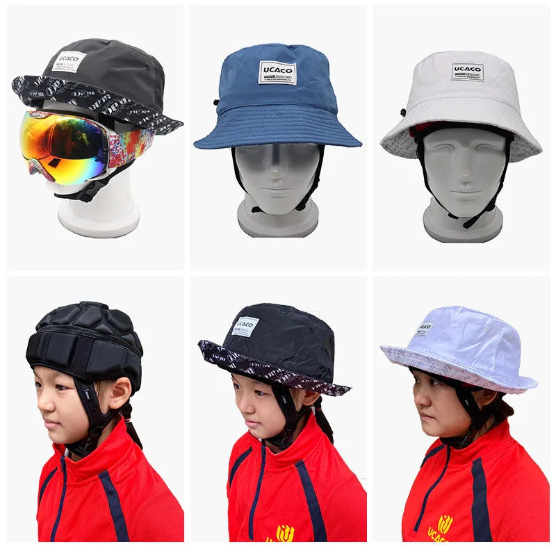 Outdoor sports safety helmet in EVA material for skating football rugby skiing – black soft helmet style