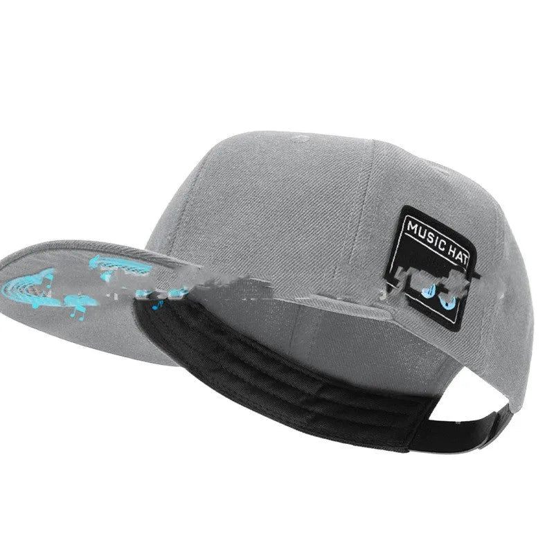 Wireless Bluetooth Audio Cap with noise reduction, bilateral stereo, navy blue colour, 10-hour battery