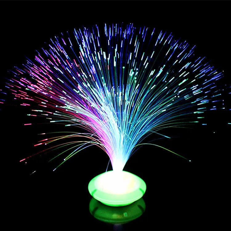 Colorful Toys Glowing Gypsophila luminous toy with three LED lights and eight modes on a table