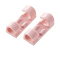 Self-adhesive cable organizer clips for wall and desk wire management in multiple colours