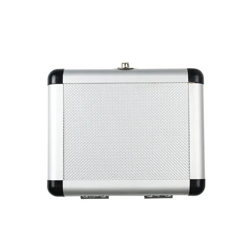 Gold-coloured adjustable aluminium box tool with steel plate opener, shown at 58mm to 80mm length.