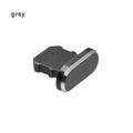 Aluminium alloy dust plug for iPhone Lightning charging port in various metallic colours.