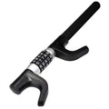 Password-protected car steering wheel U-lock in alloy steel