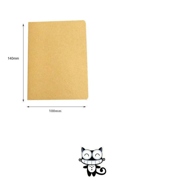 Retro plain colour graffiti sketchbook in black, white, cowhide, or grey cover.