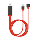 Lightning Digital AV Adapter in white for connecting iPhone iPad to TV projector or car screen with HDMI