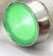 10mm stainless steel edge plastic indicator light with wire leads in multiple colours.