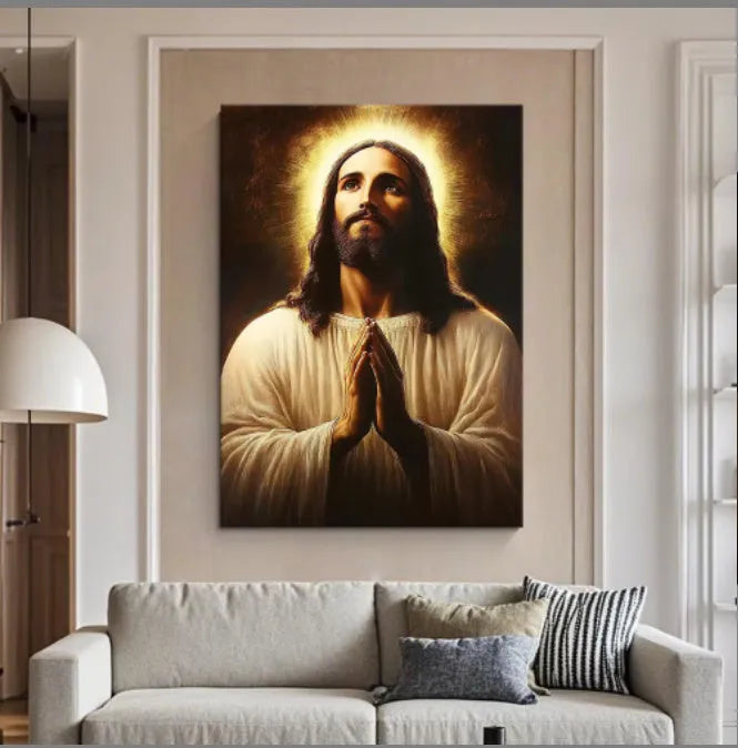 Unframed canvas painting core, 30x40cm inkjet print with 0.5cm white edge for bedroom or living room wall art