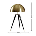 Modern simplicity metal decorative table lamp for bedside or living room with warm light option