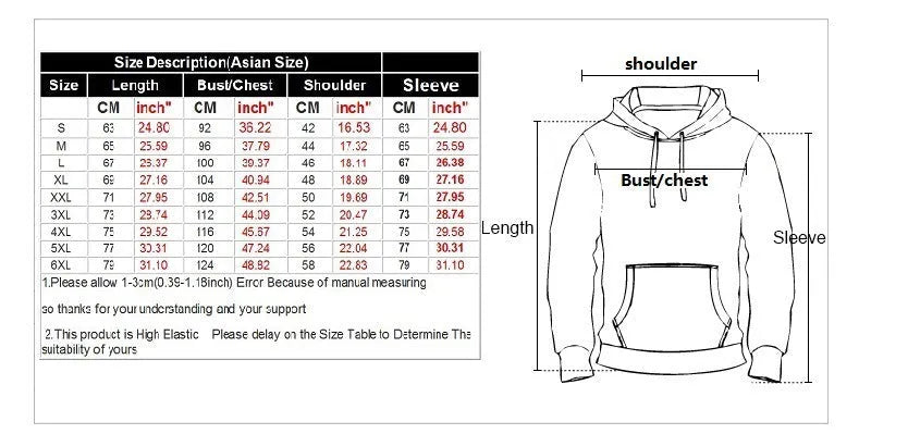 Men's wolf printed hoodie with 3D sweatshirt design, polyester fabric, sizes S to 6XL, ten model options