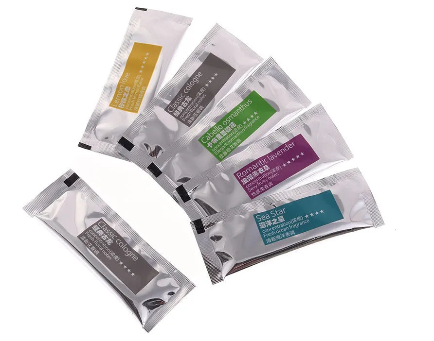 Solid car air conditioner fragrance stick in cologne colour for vent placement