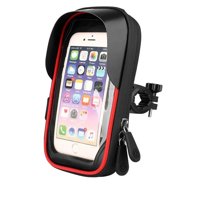 TPU mobile phone stand for bicycle handlebar or car rearview mirror mounting