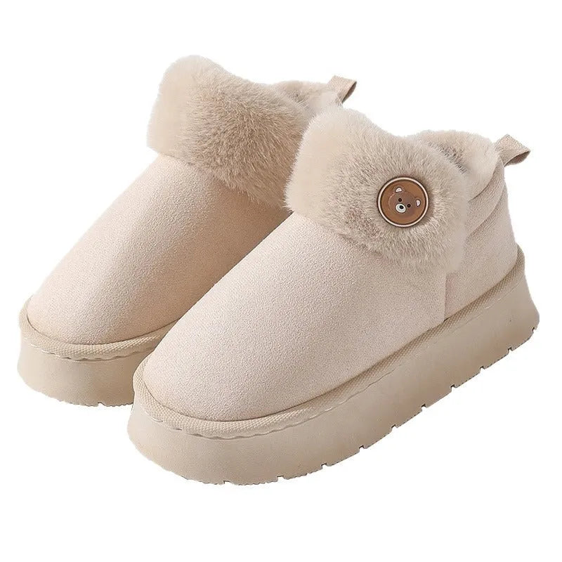 Women's casual flower sneakers with ankle wrap cotton slippers – flat heel, round toe, flyknit upper, multiple sizes