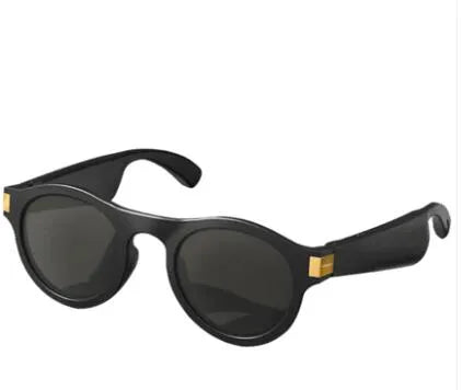 Fiveboy black bone conduction smart glasses with UV protection for women