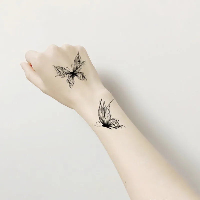 Water transfer tattoo sticker set with pattern options Q481 to Q520, 105x60mm size, decorative body art