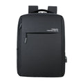 Medium 20-35L cotton cloth business backpack with computer pocket in Black or Grey, model 9002A