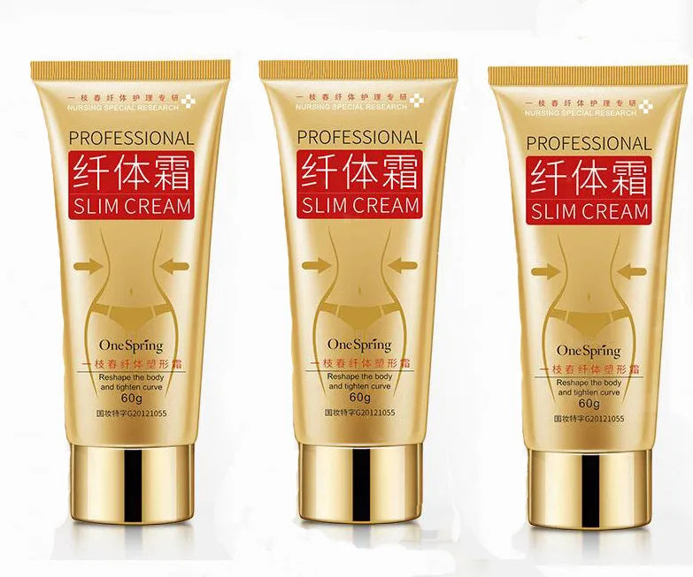 Spring slimming body cream 60g tub for reducing cellulite and firming skin